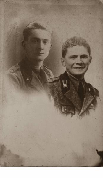 Ritratto di due soldati, un artigliere e un fante, probabilmente due fratelli