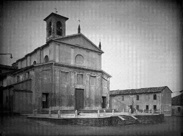 Cura Carpignano (Pv) - chiesa - Santa Maria Nascente o Natività di Maria Vergine - facciata