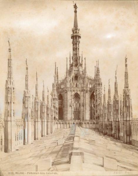 Milano - Duomo - Terrazzo principale e tiburio