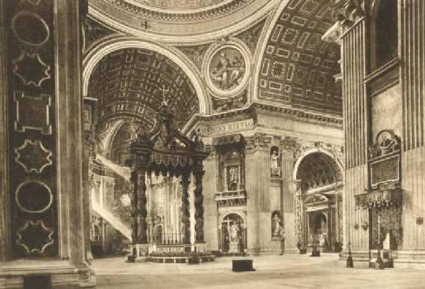 Città del Vaticano - Basilica di S. Pietro - Altare della Confessione