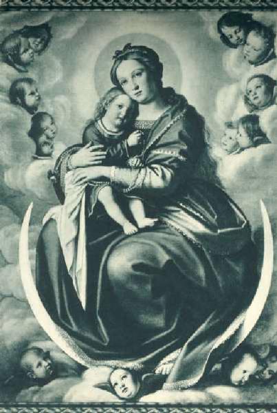 Dipinto - La Vergine col Bambino Gesù - Sassoferrato - Città del Vaticano - Pinacoteca Vaticana