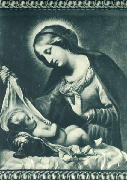 Dipinto - La Madonna in contemplazione - Carlo Dolci - Roma - Galleria Corsini