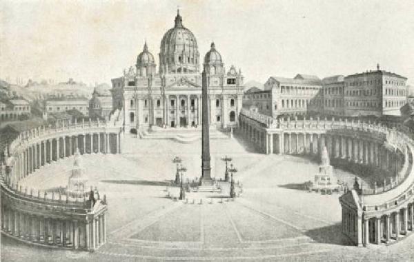Città del Vaticano - Piazza e basilica di S. Pietro