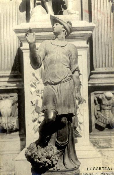 Venezia - Campanile di S Marco - Loggetta del Sansovino - Statua di Mercurio