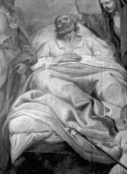 Dipinto - Morte di S. Giuseppe (particolare) - Breno - Mostra del restauro