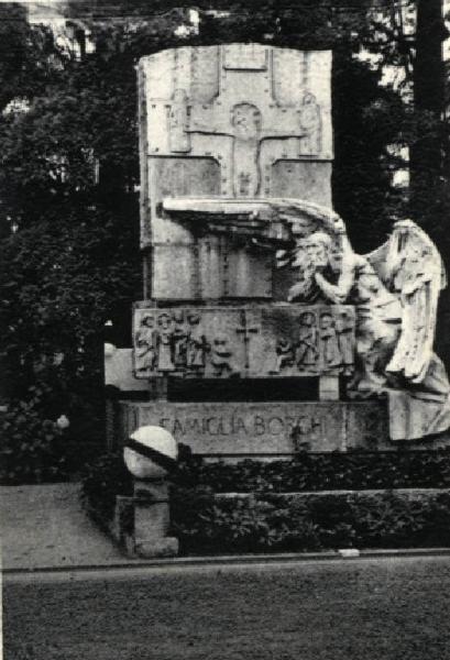 Scultura - Monumento sepolcrale - Monumento Borghi - Enrico Butti - Milano - Cimitero Monumentale