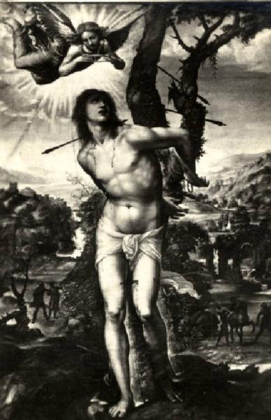 Dipinto - S. Sebastiano - Il Sodoma - Firenze - Pallazzo Pitti - Galleria Palatina