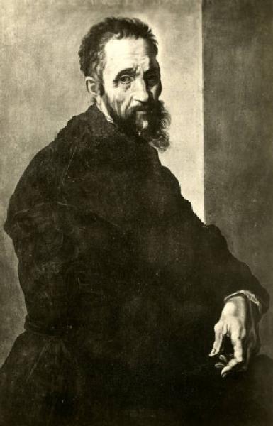 Dipinto - Ritratto maschile - Michelangelo - Jacopino del Conte - Firenze - Museo Casa Buonarroti