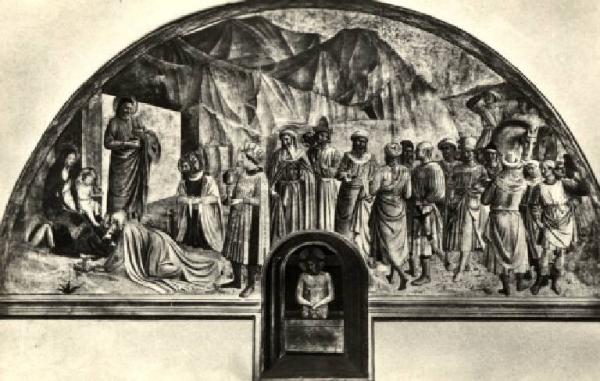 Dipinto - L' Adorazione dei Magi - Beato Angelico - Firenze - Convento di S. Marco - Museo