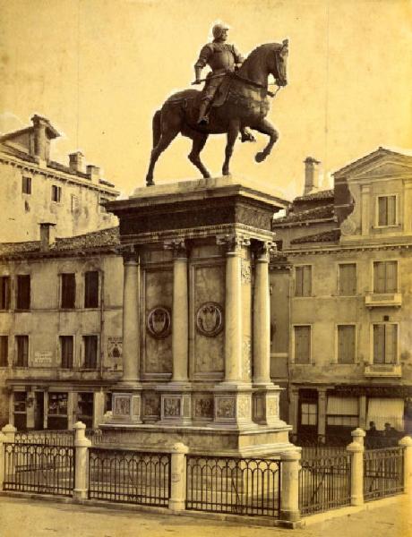 Venezia - Campo dei Santi Giovanni e Paolo - Monumento equestre a Bartolomeo Colleoni - Verrocchio