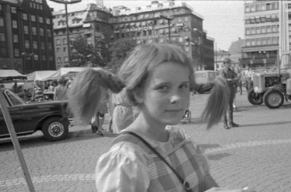 Svezia, Stoccolma - Ritratto femminile - bambina vestita da Pippi Calzelunghe