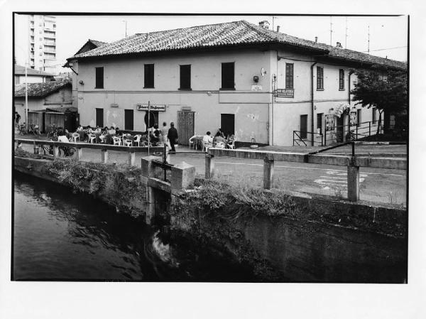 Inzago -  canale della Martesana - chiusa - ponte vecchio - ex-mulino sulla Naviglio Martesana