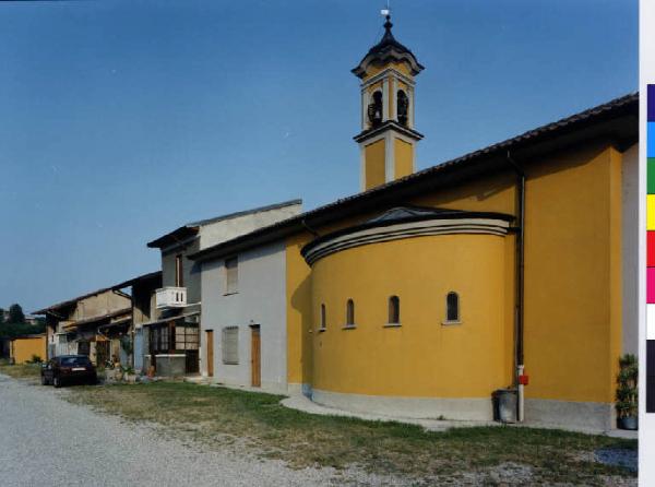 Bollate - via Galimberti - chiesa dell'Assunta - corte rurale