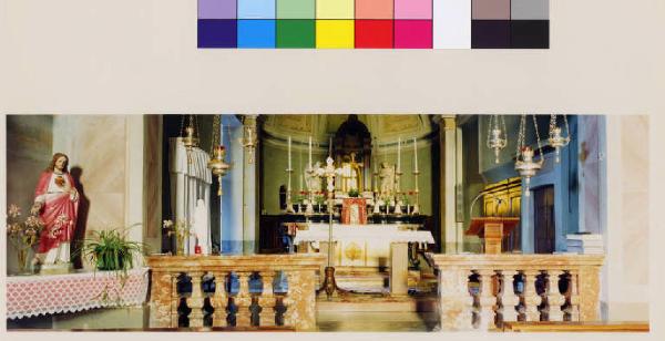 Nosate - chiesa di San Giuniforme - interno - abside - altare