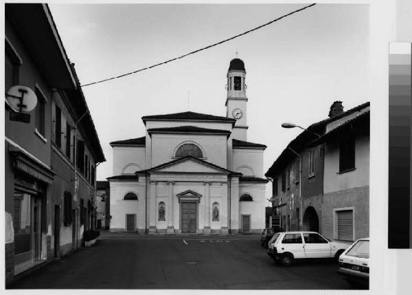 Robecchetto con Induno - chiesa di Santa Maria delle Grazie - facciata - centro storico