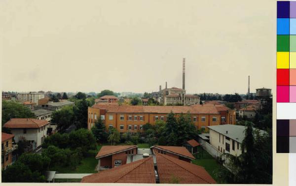 Varedo - centro urbano - complesso industriale della ex SNIA