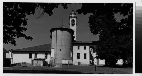 Ossona - chiesa di San Cristoforo - abside - campanile