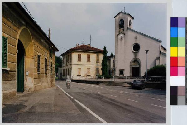 Sulbiate - chiesa di San Pietro - piazza Berretta - strada