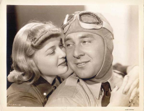 Scena del film "Hollywood Cowboy" - regia Ewing Scott - 1937 - attori George O'Brien e Cecilia Parker