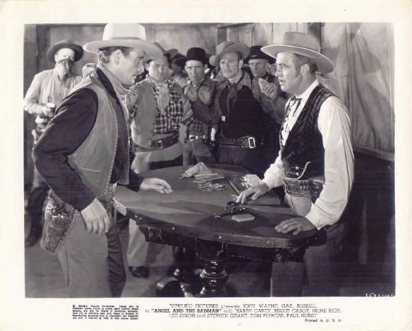 Scena del film "L'ultima conquista" - regia James Edward Grant - 1947 - attore John Wayne
