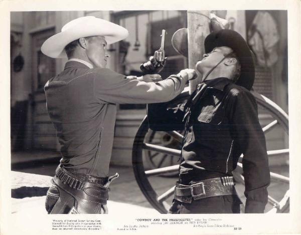 Scena del film "Cowboy and the Prizefighter" - regia Lewis D. Collins - 1949