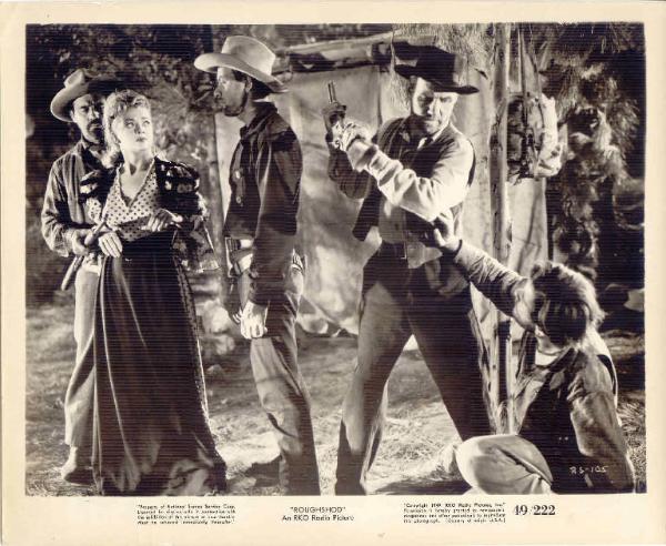 Scena del film "Donne di frontiera" - regia Mark Robson - 1949