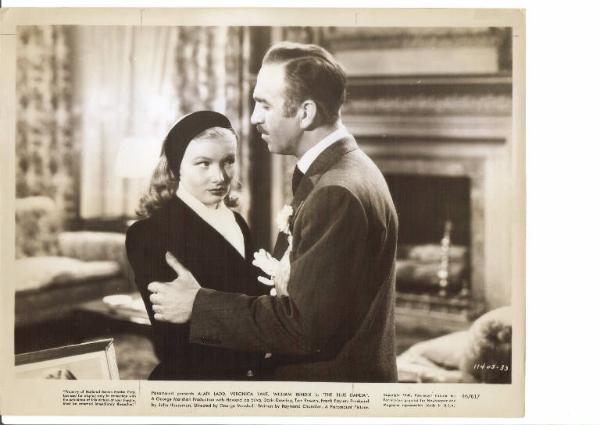 Scena del film "La dalia azzurra" - regia George Marshall - 1946 - attrice Veronica Lake