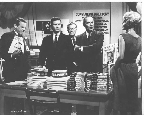 Scena del film "L'amaro sapore del potere" - regia Franklin J. Schaffner - 1964 - attore Henry Fonda