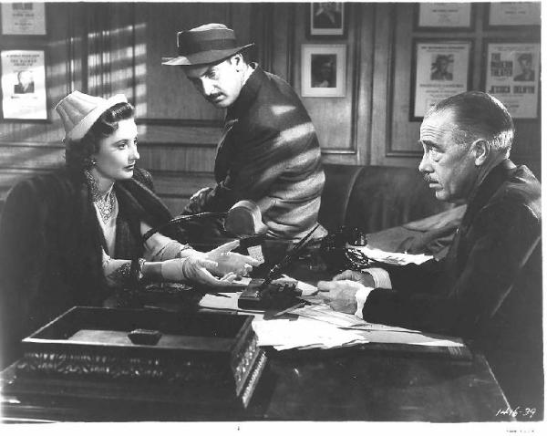 Scena del film "La moglie ricca" - regia Robert Zigler Leonard - 1948 - attrice Barbara Stanwyck 
B. F.'s Daughter