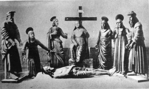 Scultura - Compianto sul Cristo morto - Clemente Zamara - Canneto sull'Oglio - Chiesa Parrocchiale - Altare laterale