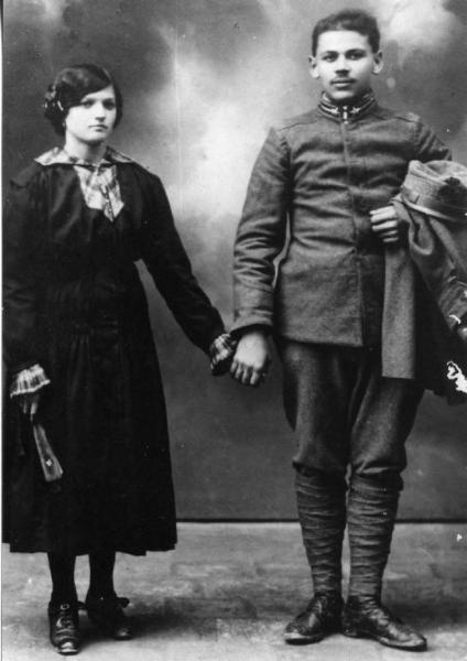 Ritratto di coppia - Militare / Prima Guerra Mondiale