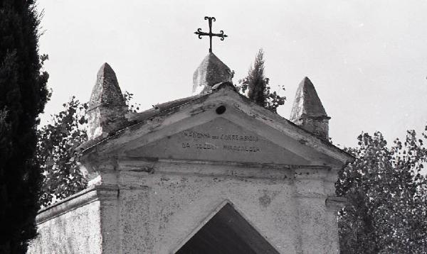 San Matteo delle Chiaviche di Viadana - Cappella della Madonna dei Correggioli - Via Torre d'Oglio - Esterno - Iscrizione