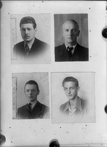 Ritratto maschile: uomini non identificati deportati e morti in un campo di concentramento nazista - Nazi-fascismo