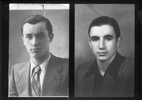 Ritratto maschile: giovani uomini non identificati deportati e morti in un campo di concentramento nazista - Nazi-fascismo