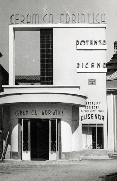 Fiera di Milano - Campionaria 1934 - Padiglione della Ceramica adriatica - Esterno