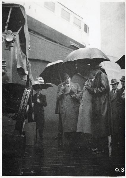 Fiera di Milano - Campionaria 1936 - Visita del ministro del commercio austriaco Stockinger