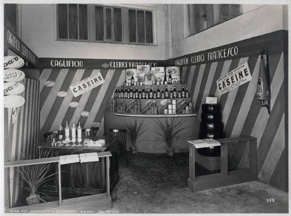 Fiera di Milano - Campionaria 1936 - Padiglione della casearia - Stand del caglificio Clerici Francesco