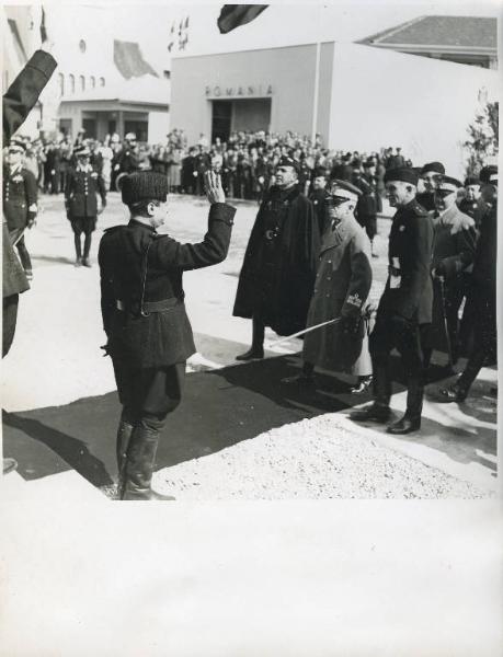 Fiera di Milano - Campionaria 1938 - Visita del Re Vittorio Emanuele III