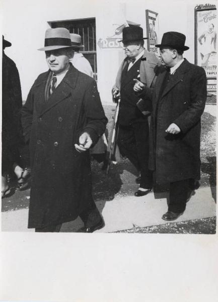 Fiera di Milano - Campionaria 1938 - Visita del presidente del Senato Luigi Federzoni