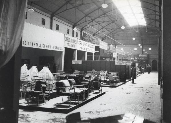 Fiera di Milano - Campionaria 1938 - Padiglione del mobilio - Sala interna