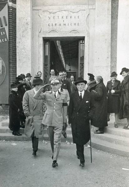 Fiera di Milano - Campionaria 1939 - Visita del duca di Pistoia Filiberto di Savoia