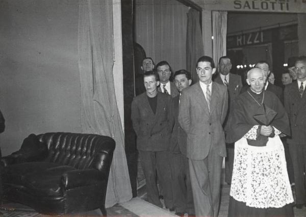 Fiera di Milano - Campionaria 1939 - Visita del cardinale Alfredo Ildefonso Schuster