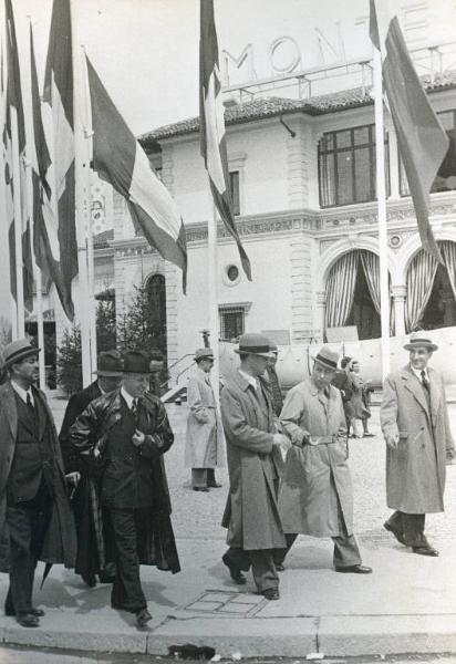 Fiera di Milano - Campionaria 1939 - Visita di Piero Pirelli