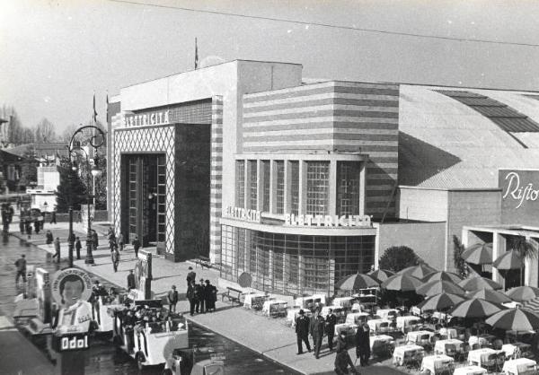 Fiera di Milano - Campionaria 1939 - Padiglione dell'elettricità - Esterno