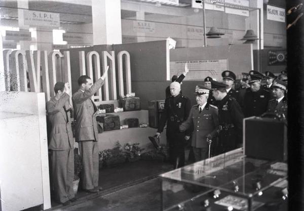 Fiera di Milano - Campionaria 1940 - Visita del Re Vittorio Emanuele III