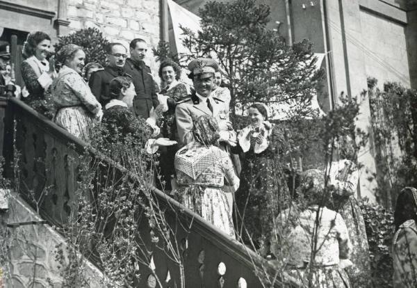 Fiera di Milano - Campionaria 1940 - Visita del principe di Piemonte Umberto II di Savoia
