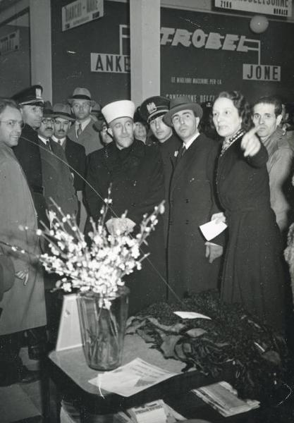 Fiera di Milano - Campionaria 1942 - Visita del Gran Mufti di Palestina Amil al-Husayni