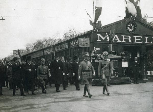 Fiera di Milano - Campionaria 1922 - Visita del Re Vittorio Emanuele III