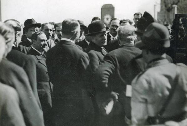 Fiera di Milano - Campionaria 1927 - Visita di Benito Mussolini