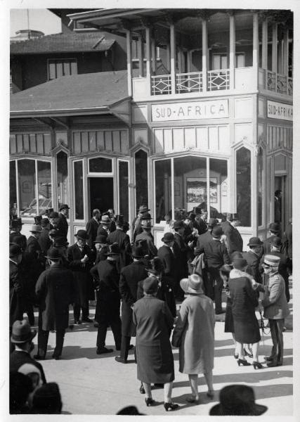 Fiera di Milano - Campionaria 1929 - Inaugurazione del padiglione del Sud Africa
